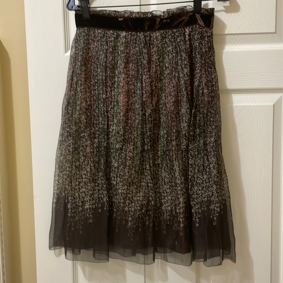 Elie Tahari Raven silk skirt size 4 - Picture 2 of 9